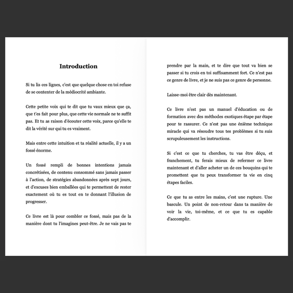 Pied Bouche Volume 1 - Le manuel anti “dev perso”. Pour ceux qui veulent gagner au jeu de la vie. (Format PDF)